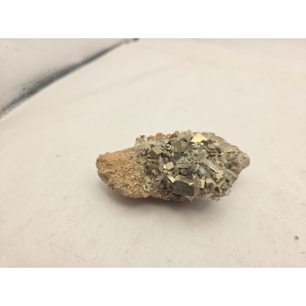 Pyrite and Quartz on Sphalerite Peru 112 Grams - SEE NOTES